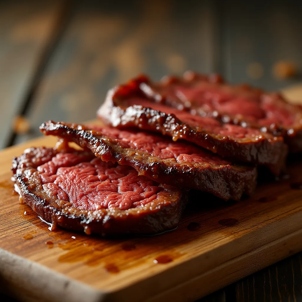 Juicy beef chip steak recipe with creamy mashed potatoes
