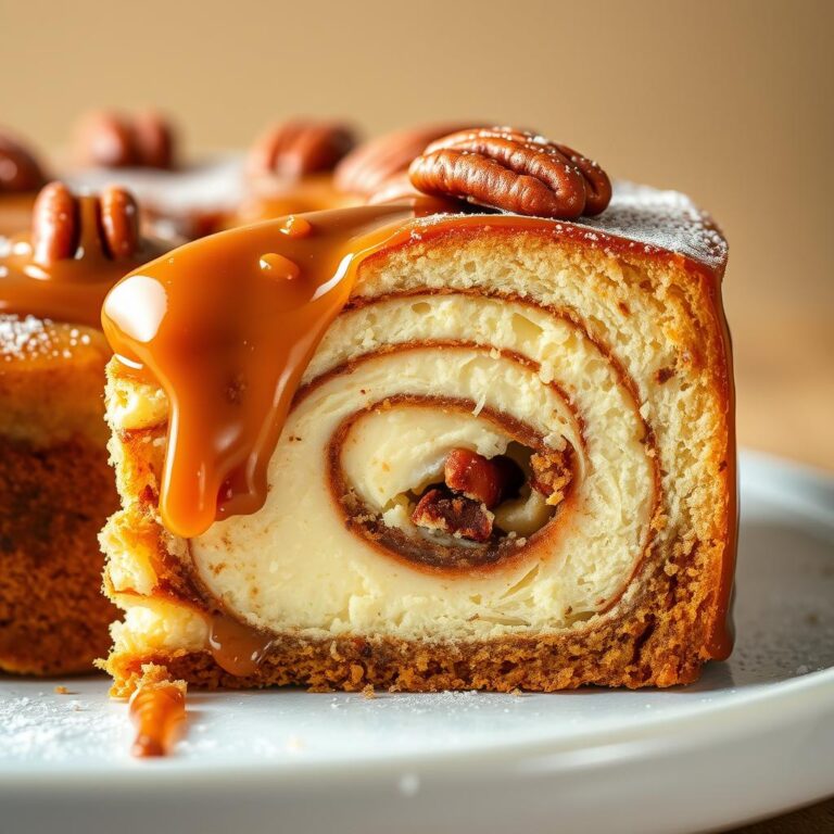 Cinnamon Roll Honeybun Cheesecake