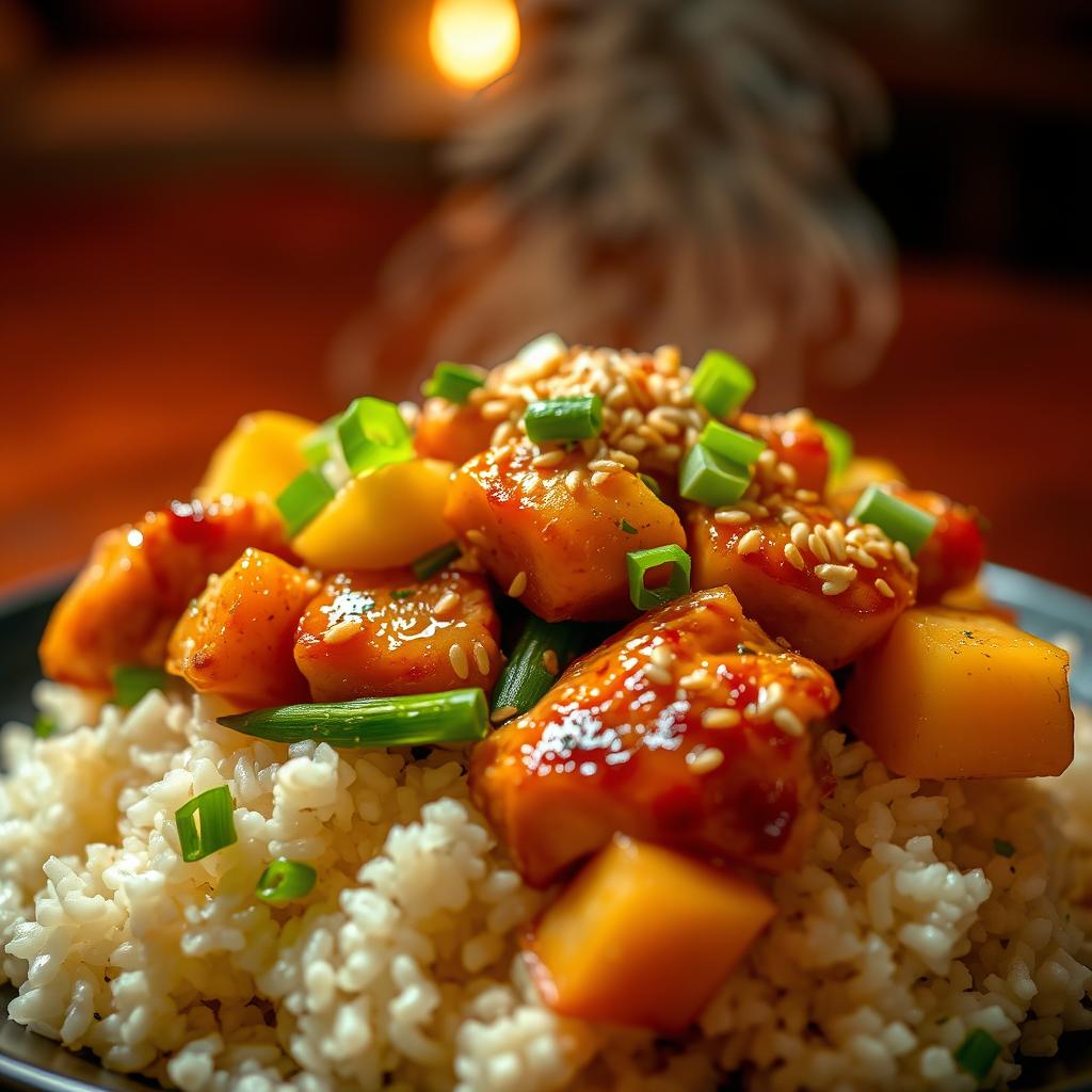 Pineapple Chicken and Rice: A Tasty Dinner Option