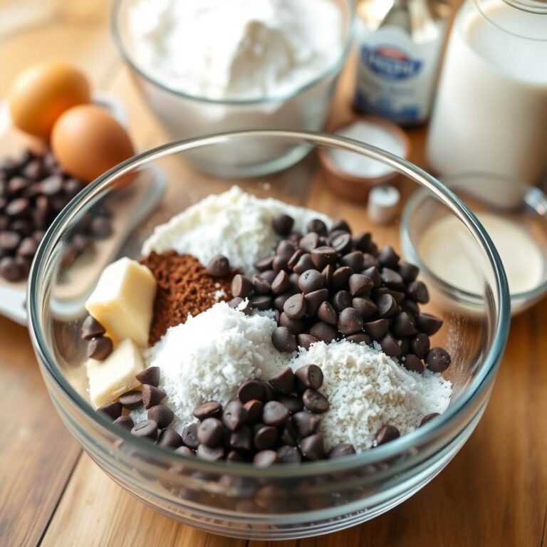 chocolate muffin ingredients